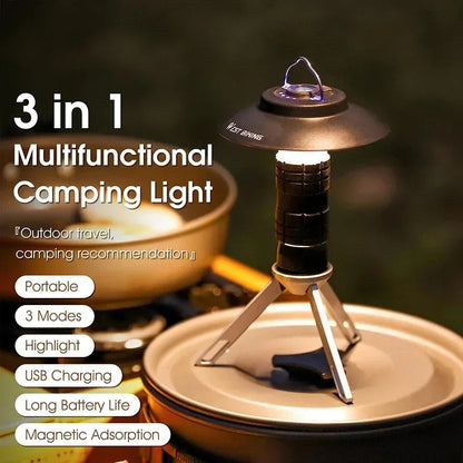 3 IN 1 Portable Camping Light